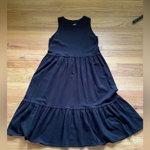 UNIVERSAL THREAD MIDI BLACK DRESS SZ M